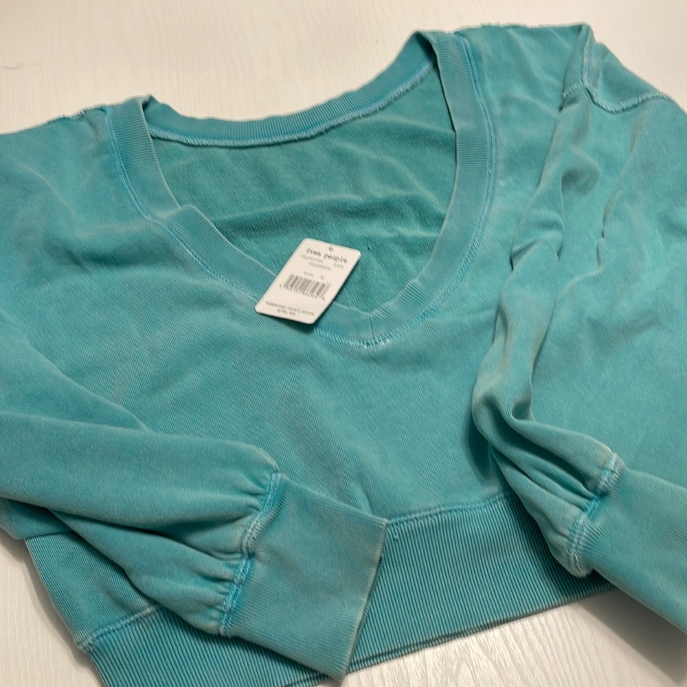 NWT! Free People Take Me Back/Front Pullover